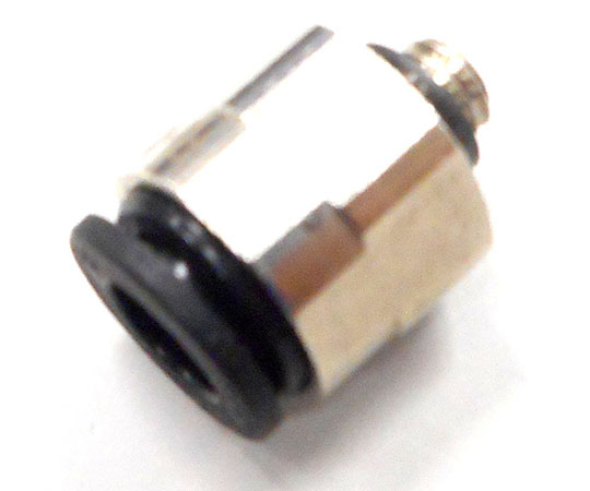 チューブフィッター　六角穴付ストレート　m5平行オネジ用　Φ6mm