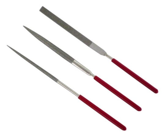 ダイヤモンド精密ヤスリ　140mm　3本組