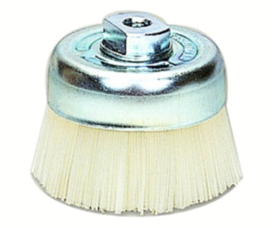 カップブラシ　75mm　ナイロン線