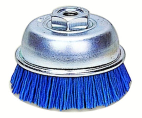 カップブラシ　75mm　グリッド　180番