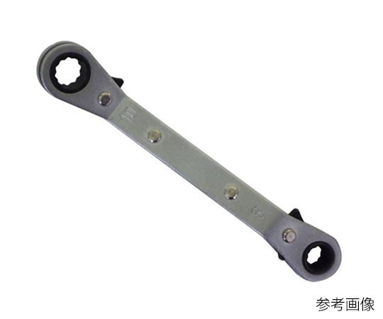 板ラチェットレンチ　ベント　12mm×14mm