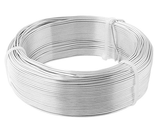 62-9956-39 アルミ（盆栽）針金 シルバー 150g 1.0mm 731051