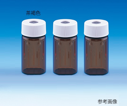 ガスクロバイアル　茶褐色　（メラミンキャップ・ブチルゴム栓　標準セット）　10mL　50本入　SVG-10　203242