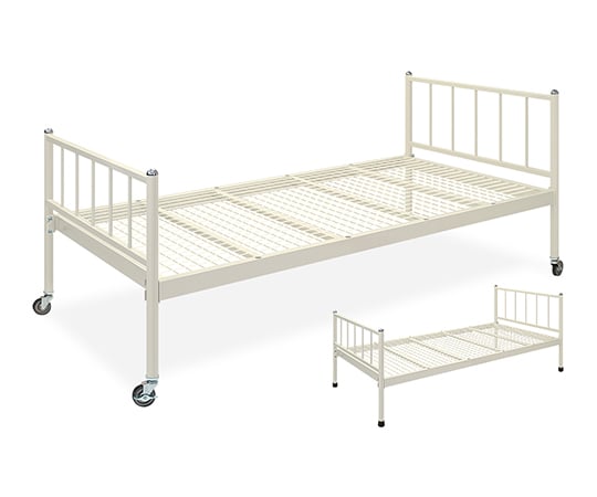 HPベッドM（キャスター付き）　幅91（全幅99）×長さ181（全長197）×高さ35（全高85）cm