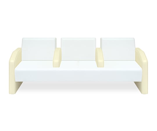 マナティー（03） 幅44（全幅60）×長さ203（座面55）×高さ43（全高80）cm イエロー