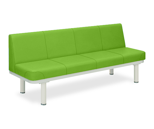 590型ソファー・背付き（01） 座幅45（全幅63）×長さ120×座高48（全高82）cm 抹茶