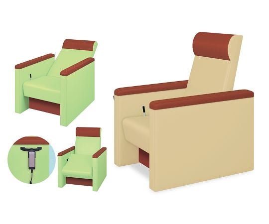 施設用備品　診察台 DX治療チェアー（C付き）　TB-819-01 ライムグリーン 高田ベッド製作所 取寄品 JAN 　介護福祉用具