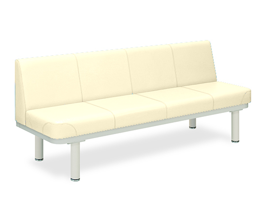 590型ソファー・背付き（01） 座幅45（全幅63）×長さ140×座高48（全高82）cm クリーム