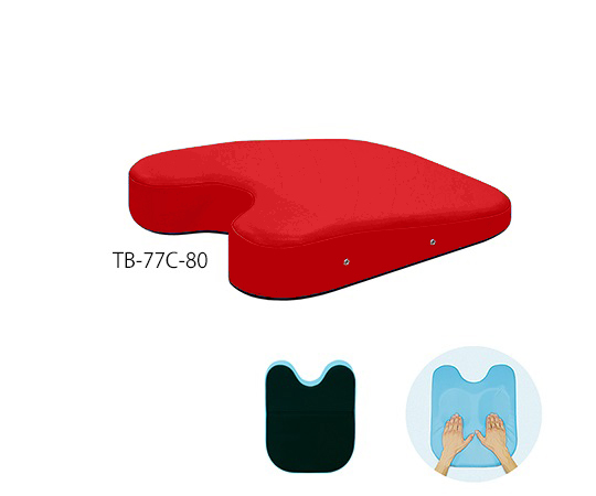 ケアーバストップ 幅42×奥行50×高さ3/11cm レッド