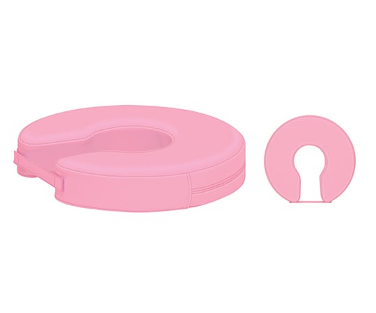 Ｕ型クッション 直径41×高さ7cm ピンク