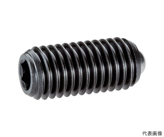 スプリングプランジャ　ボール六角穴付　快削鋼