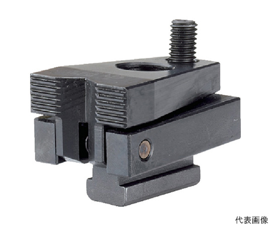 ダウンホールドクランプ　レバー無し　V溝付口金