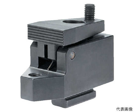 ダウンホールドクランプ　レバー無し　台付　横溝付口金