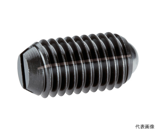 スプリングプランジャ　ボール・スロット付　インチ　快削鋼