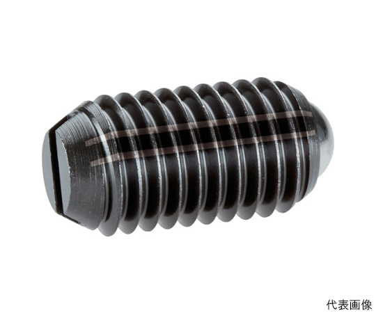 スプリングプランジャ　ボール・スロット付　インチ　快削鋼