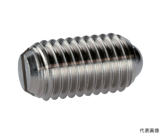 スプリングプランジャ　ボール・スロット付　インチ　快削鋼