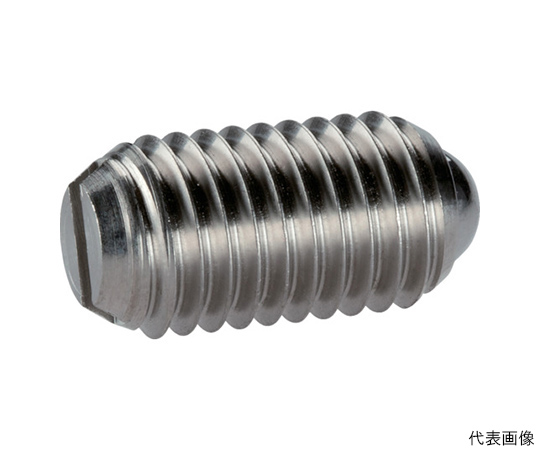 スプリングプランジャ　ボール・スロット付　インチ　快削鋼