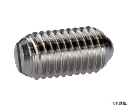 スプリングプランジャ　ボール・スロット付　インチ　快削鋼