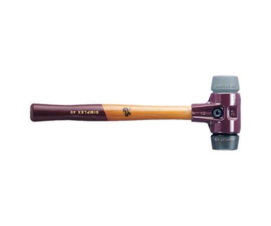 シンプレックスハンマー　TPEミディアム・ゴム複合材　径40