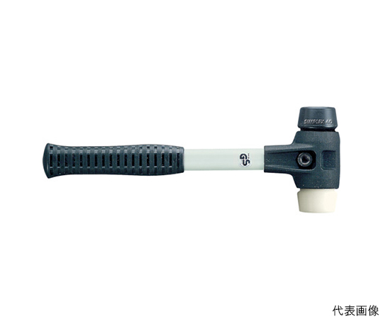 シンプレックス・ハンマー　ゴム複合材（黒）　ナイロン（白）　径30