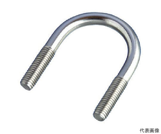 ステンレス　一般鋼管用Uボルト　ピッチ34mm