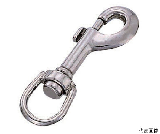 フック ステンレス ナスカン 使用荷重0.39kN 奥行6.0×長さ110×高さ14mm