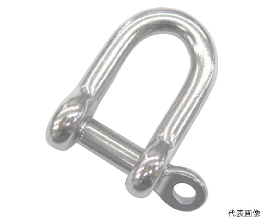 ステンレス　ネジシャックル　呼び6mm　（1個入）