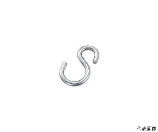 ステンレス　Sカン　全長28mm　（2個入）