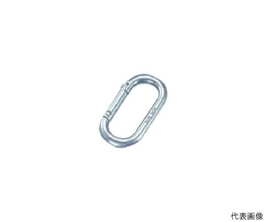 ステンレス　オーバルキャッチ　線径6mm長さ40mm