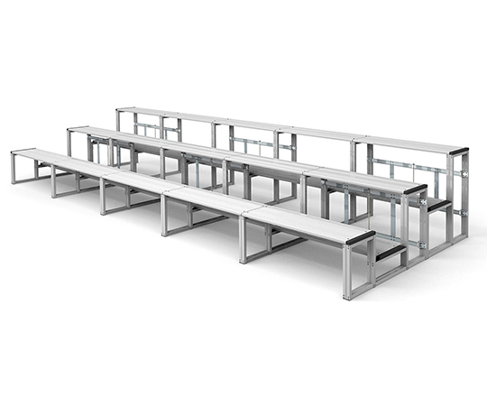 観覧席足場ワイドタイプ　3段5連セット