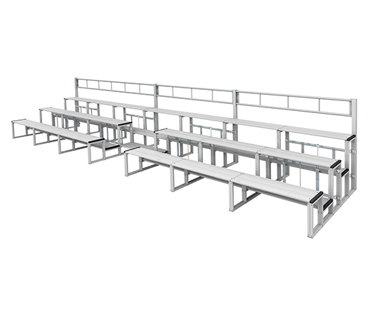 観覧席　3段7連ステップセット　手すり付
