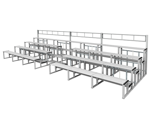 観覧席　4段7連ステップセット　手すり付