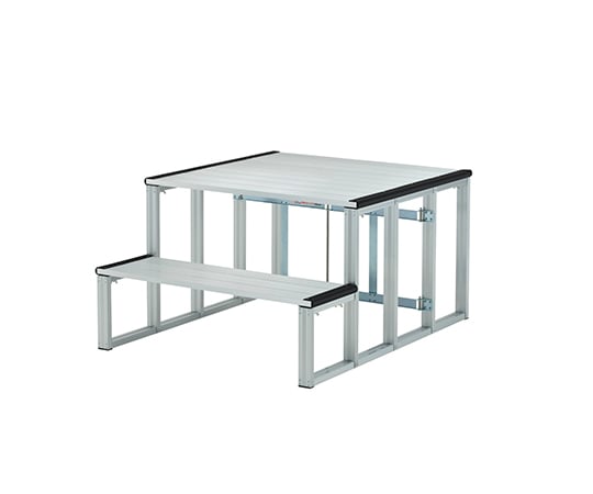 折りたたみ式アルミ製朝礼台　L