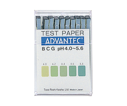 63-1236-57 pH試験紙 ブックタイプ BCG 07010040