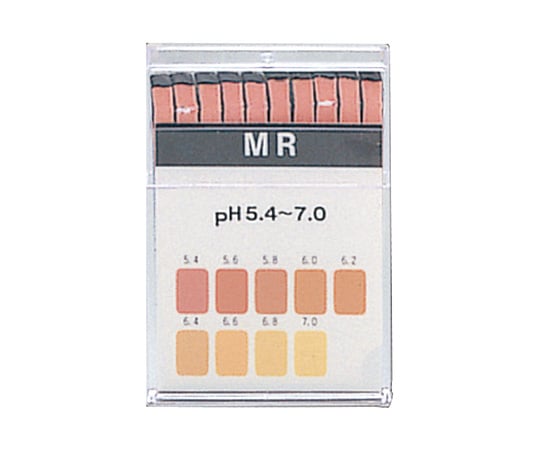 pH試験紙 ブックタイプ MR 1箱（20枚×10個入）　07010050