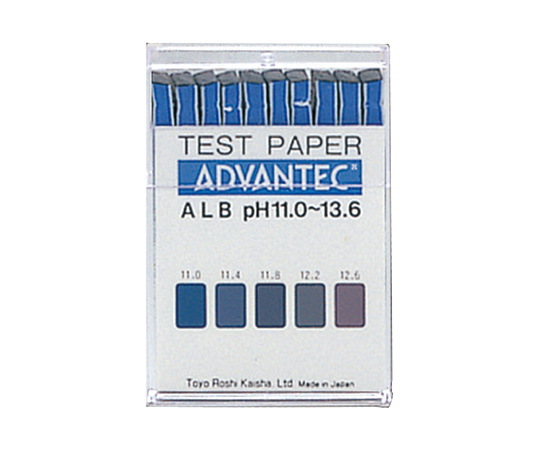 pH試験紙 ブックタイプ ALB 1箱（20枚×10個入）　07010080