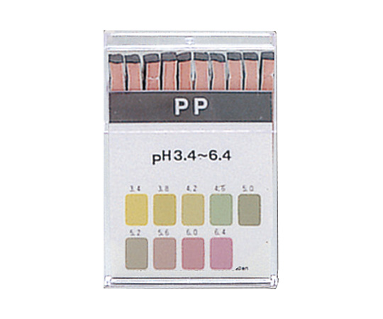 pH試験紙 ブックタイプ PP 1箱（20枚×10個入）　07010130