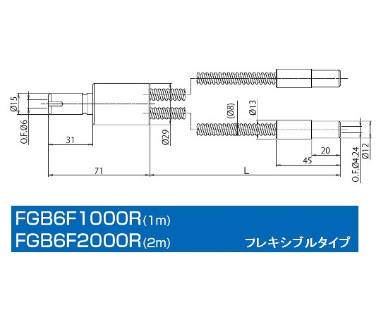 2分岐フレキシブルライトガイド