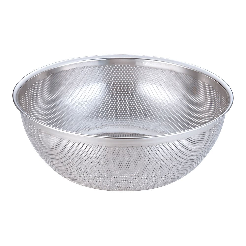 18-8　HACCPパンチング浅型ざる　46cm