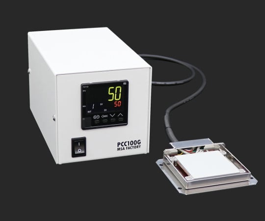 MSAファクトリー63-1269-41　ホットプレート（温度コントローラー付） PH121-50-PCC10A