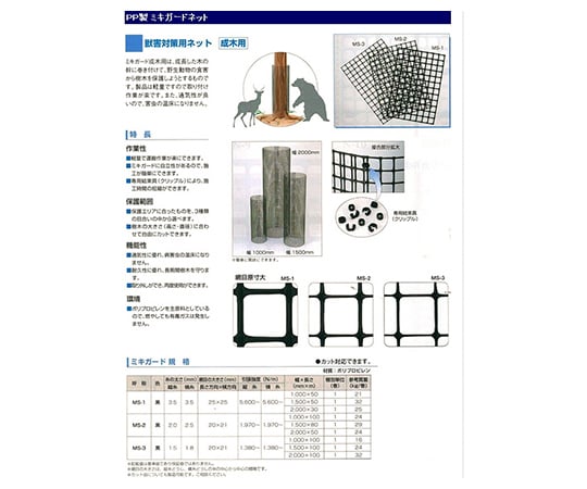 トリカルネット　ミキガード　PP黒　（ピッチ25mm×25mm）　1000×1000