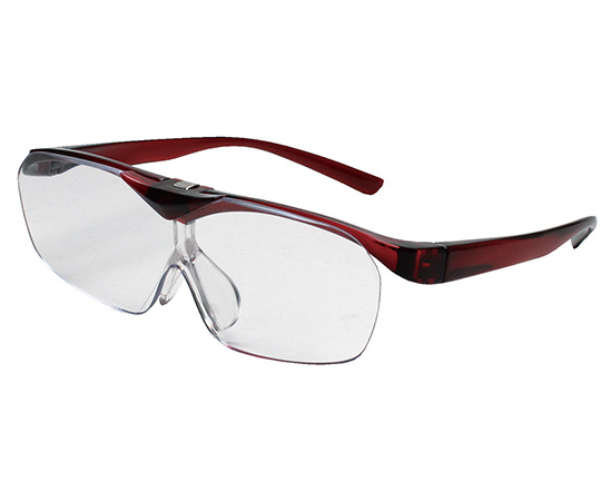 アイガーハネアゲメガネルーペ　1.4倍　レッド