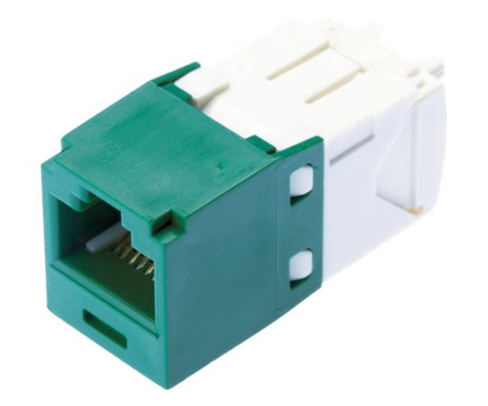 カテゴリ6モジュラージャック 緑