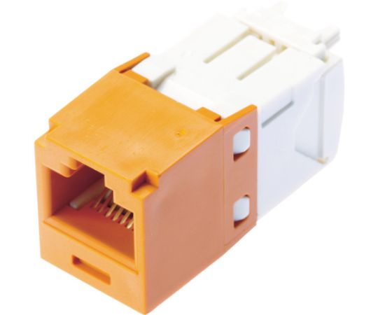 カテゴリ6モジュラージャック オレンジ