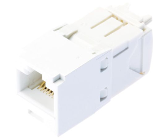 カテゴリ6モジュラージャック 白