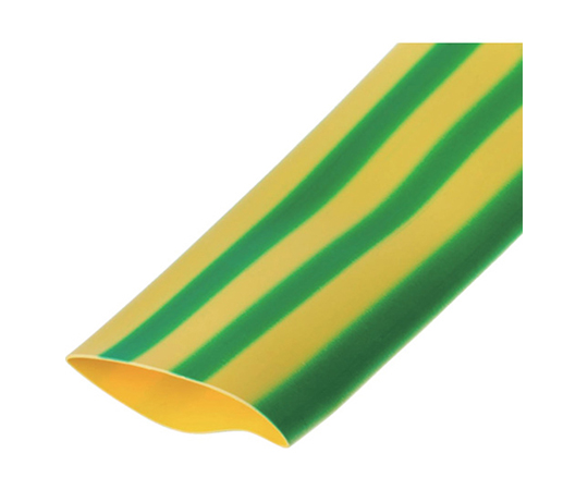 熱収縮チューブ　標準タイプ　黄/緑　30.5m