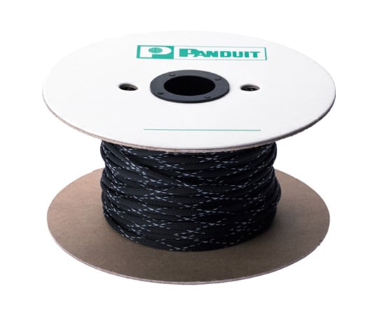 ネットチュ-ブ 難燃性タイプ 黒 最大束線外径φ9.5×長さ304.8m