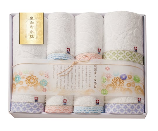 和布小紋　バスタオル3P・フェイスタオル4P