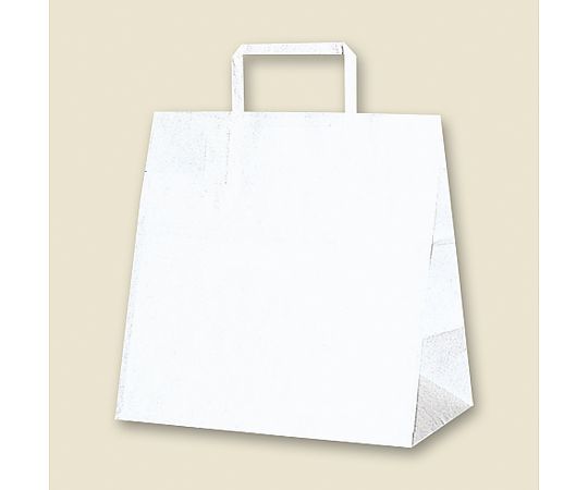 手提げ紙袋　H25チャームバッグ　晒白無地　50枚