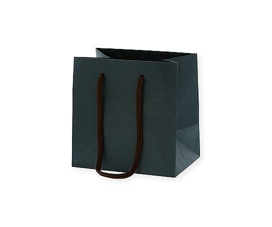 手提げ紙袋　カラーチャームバッグ　紺　10枚